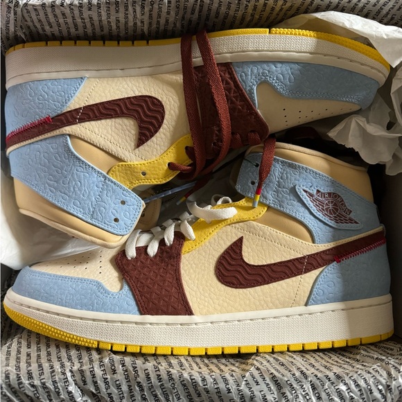 jordan 1 mid se fearless maison château rouge release date